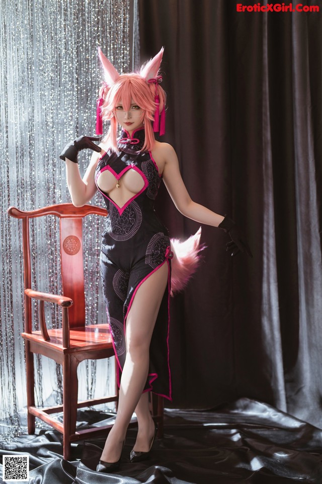 星之迟迟 Cosplay FGO高扬斯卡娅旗袍 No.f2d248