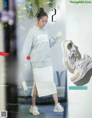 A magazine page with a bunch of different types of shoes.